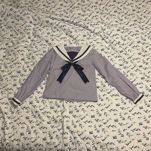 Light purple Japanese sailor school uniform seifuku top — Hiyori Iki Noragami